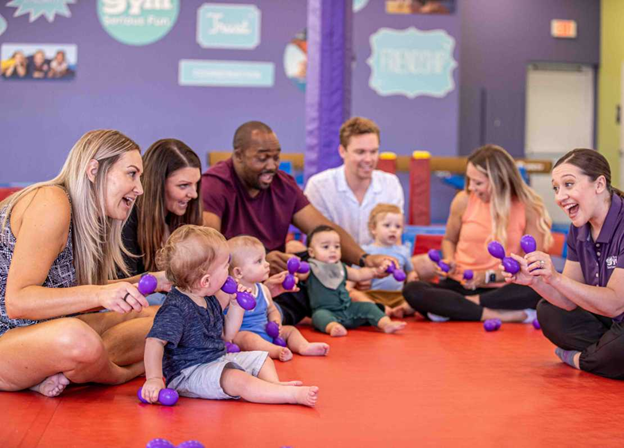 parent-child class at the little gym